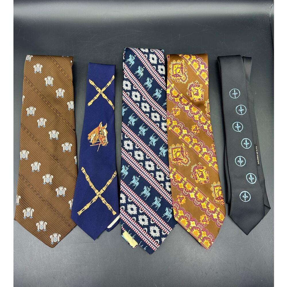 Vintage Ties Set of‎ 5 Robert Stewart and More
